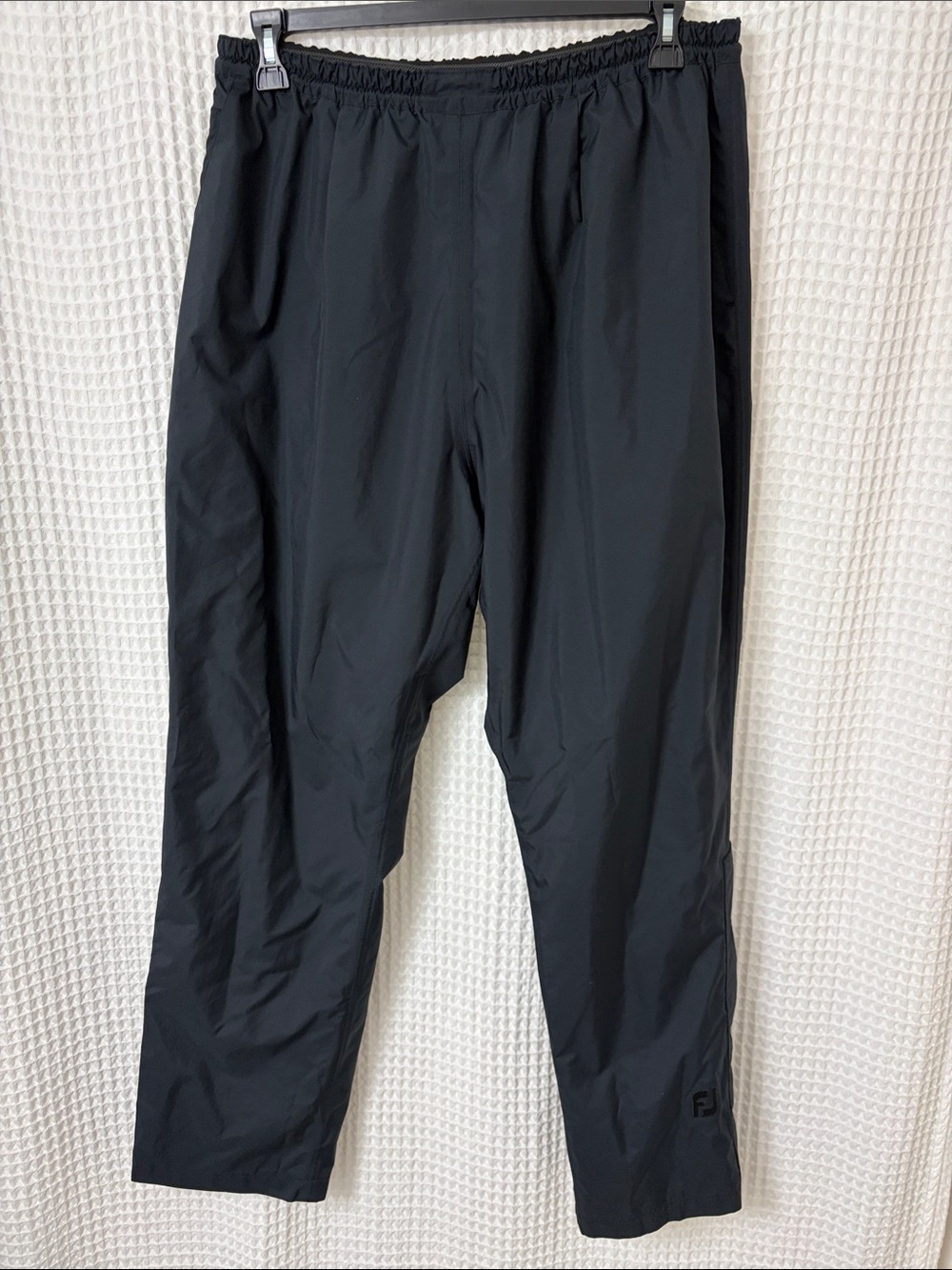 DryJoys by FootJoy Rain Golf Pants Mens XL Waterproof Hydrolite Outerwear Black